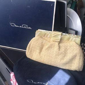 OSCAR de la Renta Clutch, early 2000??? NIB